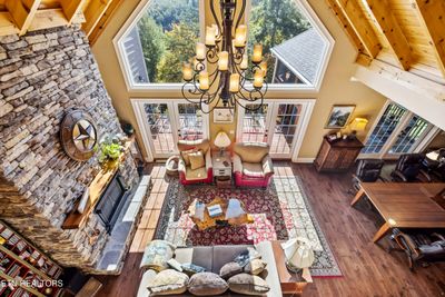 It's called a great room for a reason. Check out these high ceilings and giant windows. | Image 3