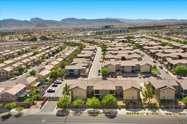 Aerial perspective of suburban area featuring mountains | Image 49