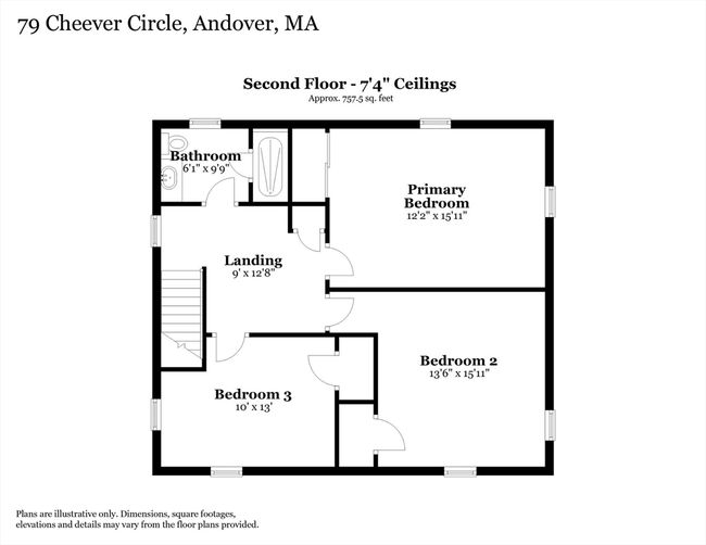 79 Cheever Cir, House other with 3 bedrooms, 3 bathrooms and 2 parking in Andover MA | Image 34