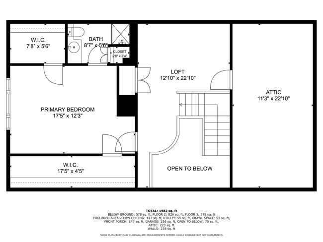 Upper level floor plan. | Image 40