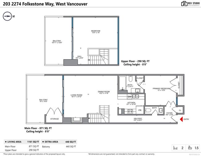 203 - 2274 Folkestone Way, Condo with 2 bedrooms, 1 bathrooms and 2 parking in West Vancouver BC | Image 35