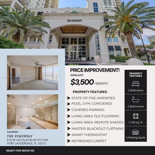 apt-1216n-610 W Las Olas Blvd, Fort Lauderdale, FL, 33312-7129 | Card Image
