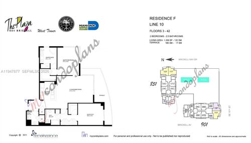 apt-1110-951 Brickell Ave, Miami, FL, 33131-3934 | Card Image