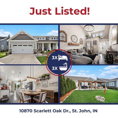 10870 Scarlett Oak Dr, Saint John, IN, 46373-8681 | Card Image