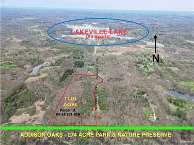 11.01 Acres Vacant Land Knights Bridge Road, Home with 0 bedrooms, 0 bathrooms and null parking in Addison Twp MI | Image 1