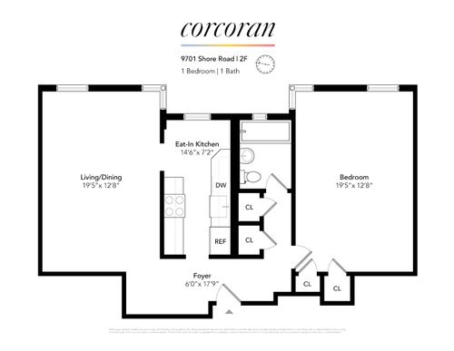 2f-9701 Shore Road, New York City, NY, 11209 | Card Image