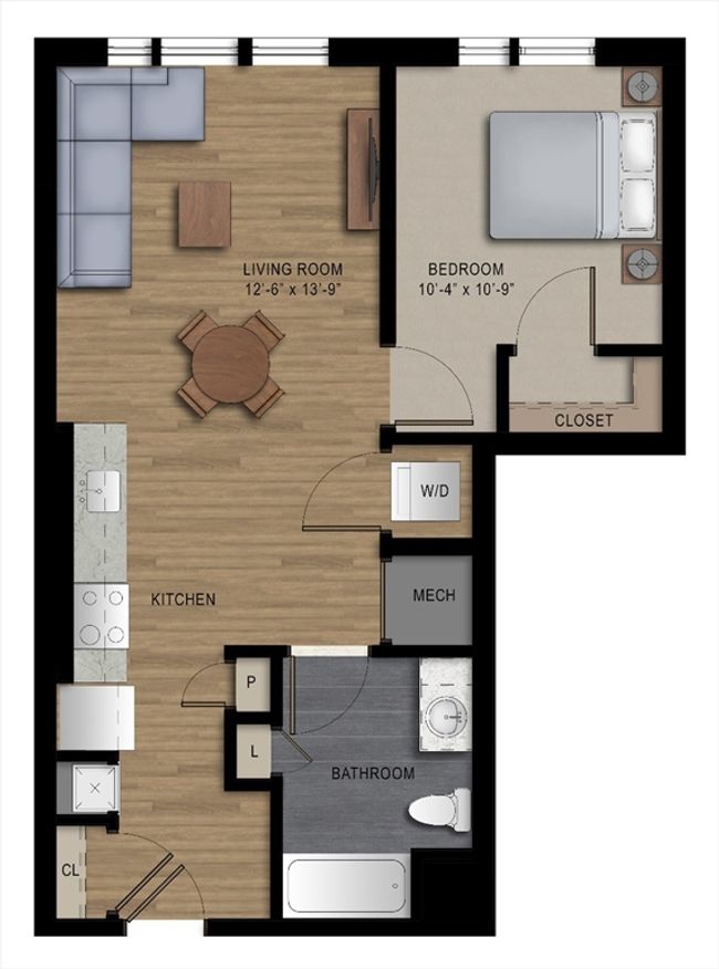 UNIT-4074 - 275 2 Nd Ave, Condo with 1 bedrooms, 1 bathrooms and null parking in Needham MA | Image 9