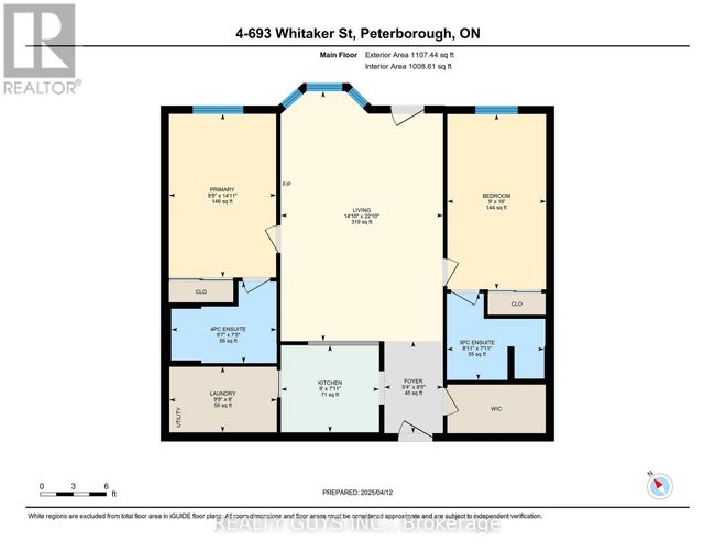 4 - 693 Whitaker St, Townhouse with 2 bedrooms, 2 bathrooms and 1 parking in Peterborough ON | Image 5