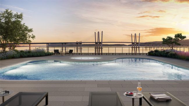Outdoor heated pool and hot tub located on 2nd floor | Image 4