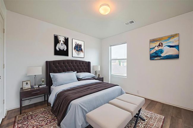 Secondary bedroom virtually staged. | Image 20