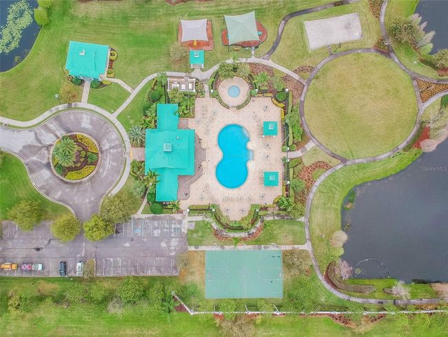 View of the clubhouse grounds with pool, playground, fitness center, beach volleyball & basketball courts! | Image 40