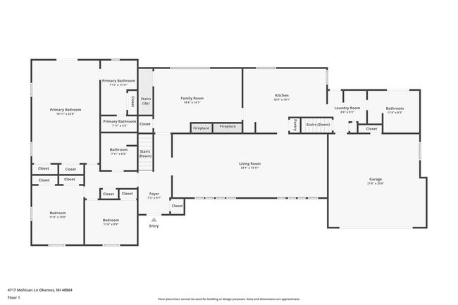 4717 Mohican Ln, House other with 5 bedrooms, 5 bathrooms and null parking in Okemos MI | Image 37