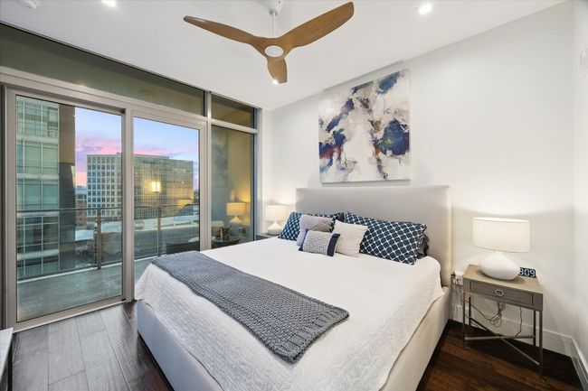 Bedroom with floor to ceiling balcony doors | Image 10