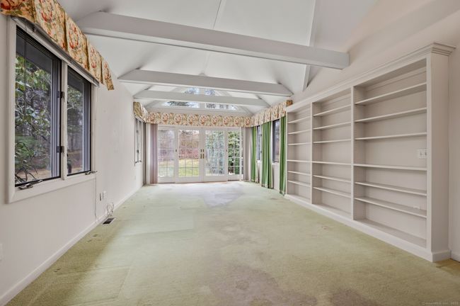 Suite with Sitting Room/Dressing Room and Full Bath. French doors lead to gardens. Before carpet removal and now ready for new flooring. See next pics. | Image 20