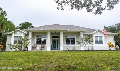 3550 Sparrow Hawk Trail, House other with 4 bedrooms, 2 bathrooms and null parking in Mims FL | Image 1