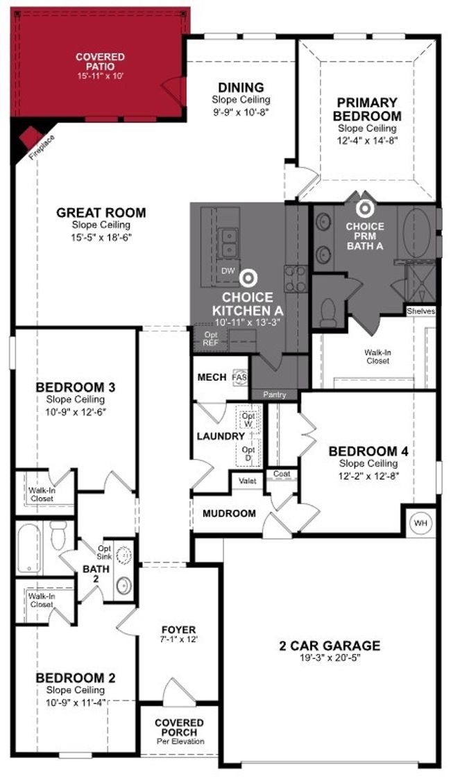 Beazer Homes Whitewing Trails Teton floorplan. | Image 13