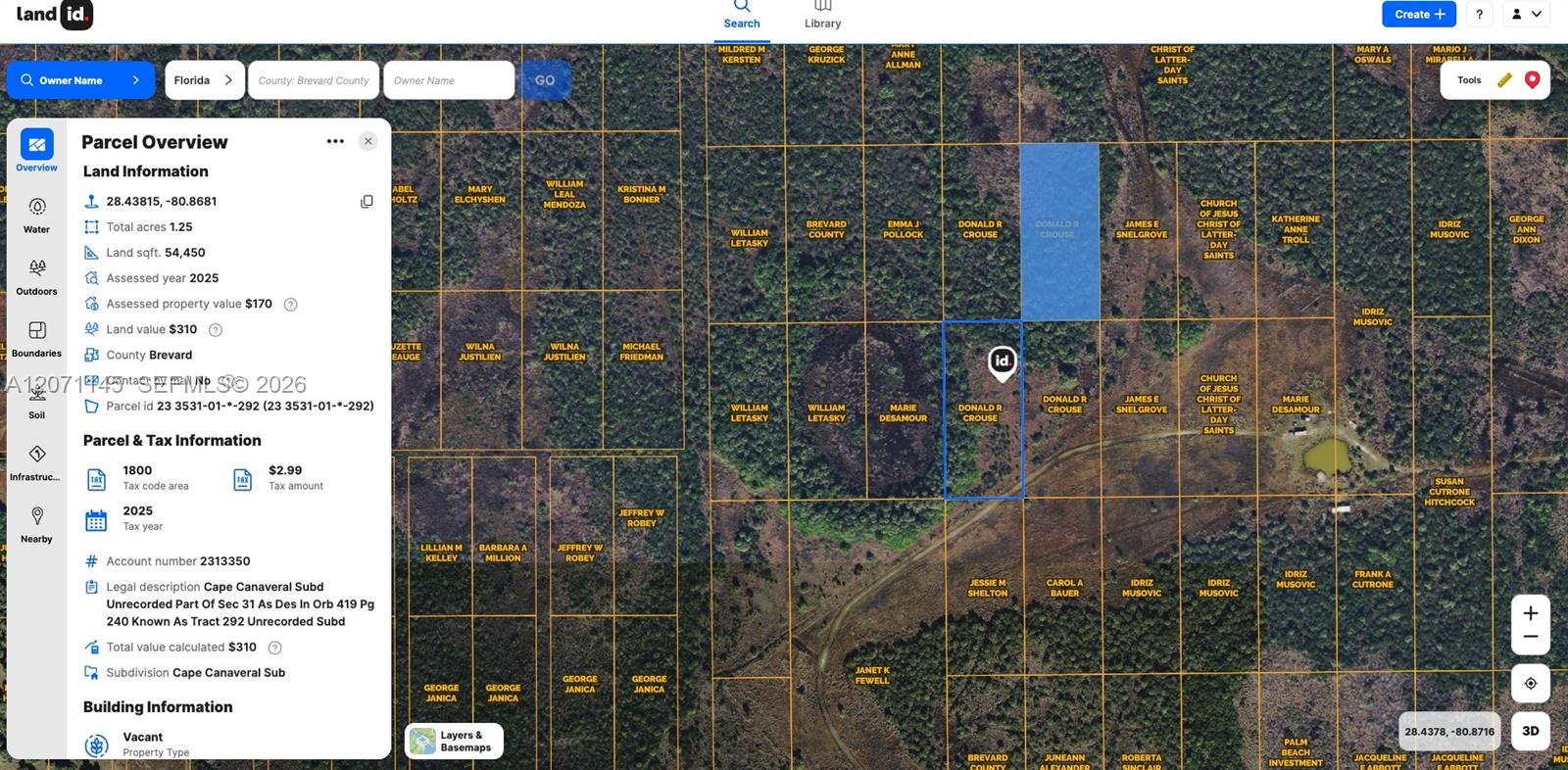 Land in Cocoa