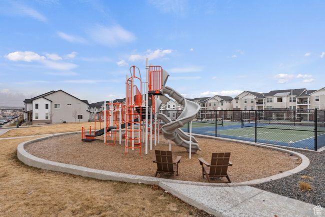 View of jungle gym with tennis court | Image 22