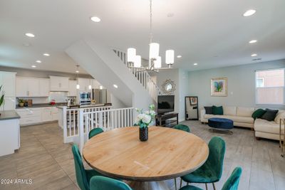 Dining area looking into kitchen | Image 2