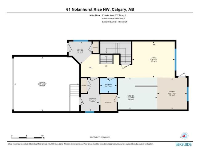 61 Nolanhurst Rise Nw, Home with 4 bedrooms, 3 bathrooms and 4 parking in Calgary AB | Image 40