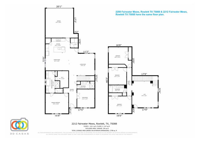 2208 Fairwater Mews, House other with 4 bedrooms, 3 bathrooms and null parking in Rowlett TX | Image 40