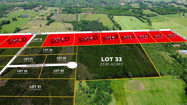 Lot 21 Wes Moore Rd, Home with 0 bedrooms, 0 bathrooms and null parking in Beebe AR | Image 7