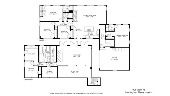 1106 Edgell Rd, House other with 4 bedrooms, 4 bathrooms and 2 parking in Framingham MA | Image 34