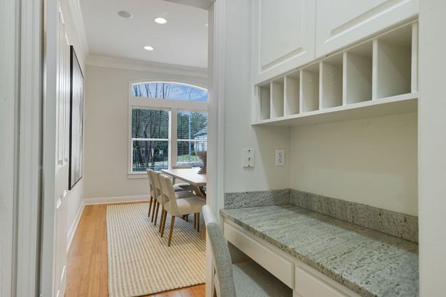 Main level organization area for catch-all space next to garage, and conveniently located next to kitchen and dining rooms. | Image 15