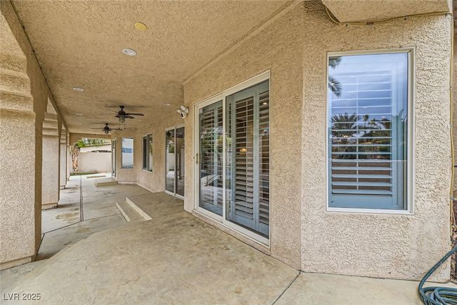 View of patio featuring ceiling fan | Image 41