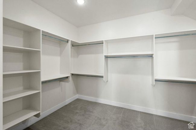 Spacious closet with carpet | Image 28