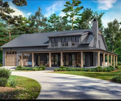 View of front of property with a garage and covered porch | Image 3