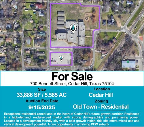 700 Bennett St, Cedar Hill, TX, 75104 | Card Image