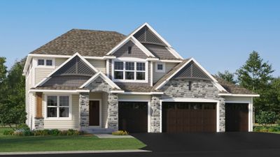 (Exterior rendering, actual homes finishes will vary) The Washburn has a stunning exterior. | Image 1