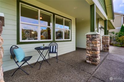 Covered front porch with intelligently designed ramp entry | Image 3