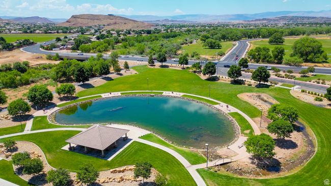 Aerial view of a water and mountain view | Image 74