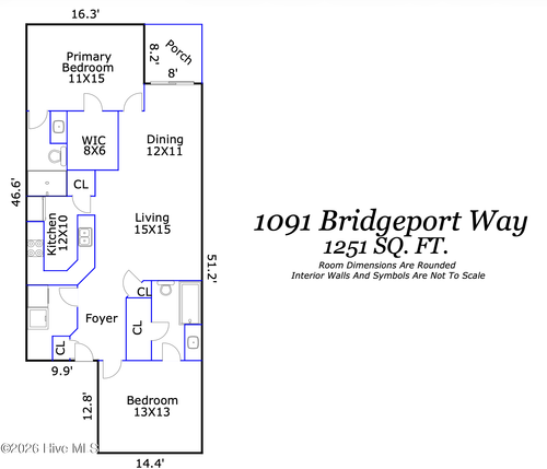 1091 Bridgeport Way, Leland, NC, 28451-4154 | Card Image