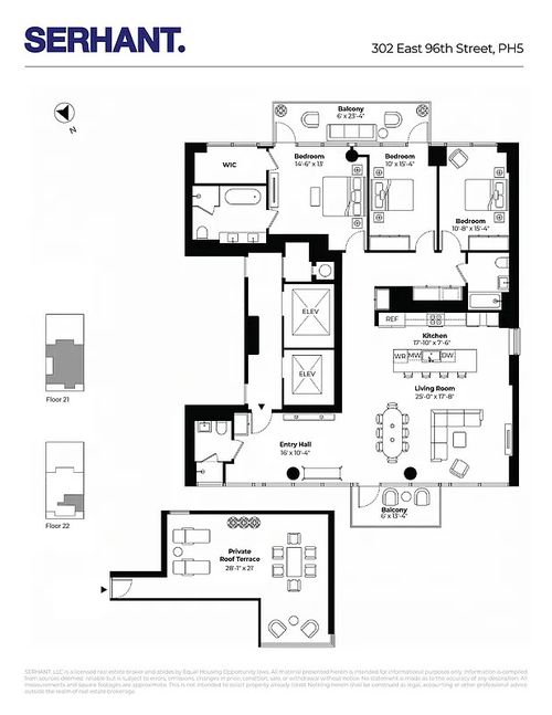penthouse-302 E 96th Street, New York City, NY, 10128 | Card Image