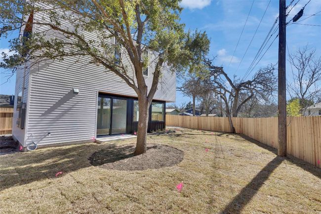 View of yard with a fenced backyard | Image 21