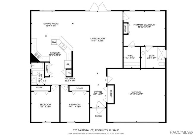 720 Balmoral Ct, House other with 3 bedrooms, 2 bathrooms and 2 parking in INVERNESS FL | Image 67