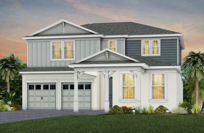 Exterior Design. Artistic rendering for this new construction home. Pictures are for illustrative purposes only. Elevations, colors and options may vary. | Image 1