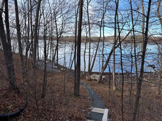 View from the first step down and shows the nice walkway to the lake. | Image 20