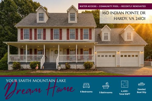 160 Indian Pointe Dr, Hardy, VA, 24101-2622 | Card Image