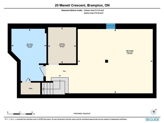 20 Manett Cres, House other with 3 bedrooms, 4 bathrooms and 5 parking in Brampton ON | Image 30