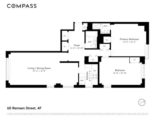 4f-60 Remsen St, Brooklyn, NY, 11201-3415 | Card Image