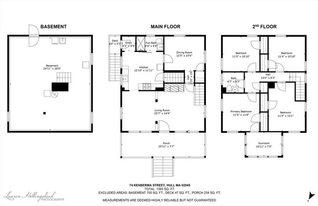 74 Kenberma St, House other with 5 bedrooms, 2 bathrooms and 2 parking in Hull MA | Image 34