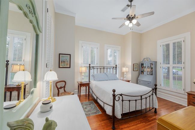 secondary Bedroom with Beautiful Oak Flooring | Image 21