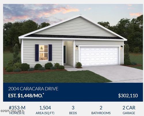 2004 Caracara Dr, New Bern, NC, 28560-6449 | Card Image