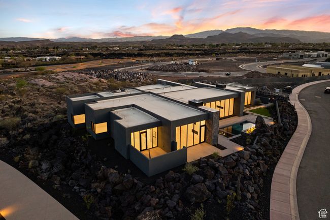 Aerial view featuring a mountain view | Image 5