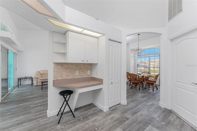 There's a built in desk - perfect for your cookbooks... | Image 21