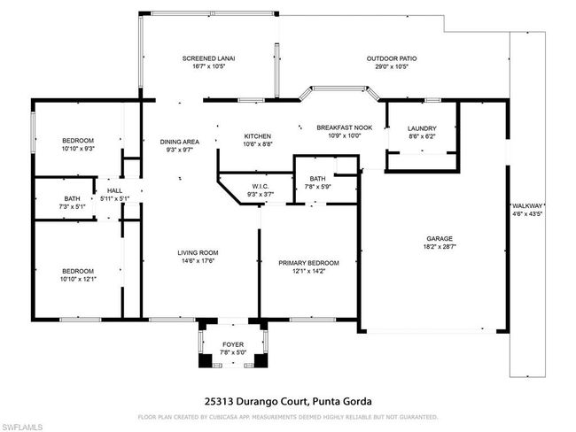 25313 Durango Ct, House other with 3 bedrooms, 2 bathrooms and 2 parking in PUNTA GORDA FL | Image 28